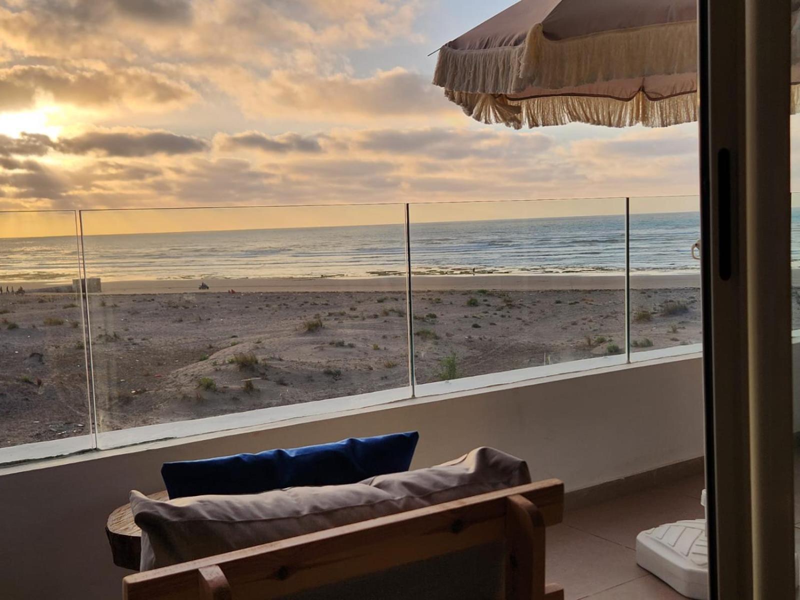 Sidi Rahal Blue View, Beachfront Wide Seaview With Pool Buitenkant foto