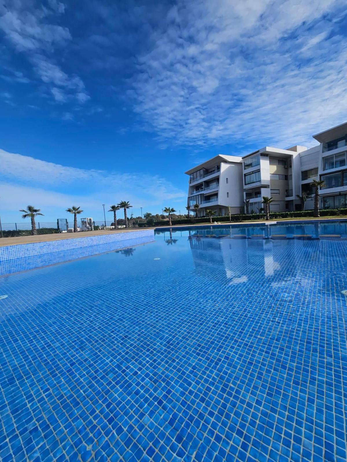 Sidi Rahal Blue View, Beachfront Wide Seaview With Pool Buitenkant foto